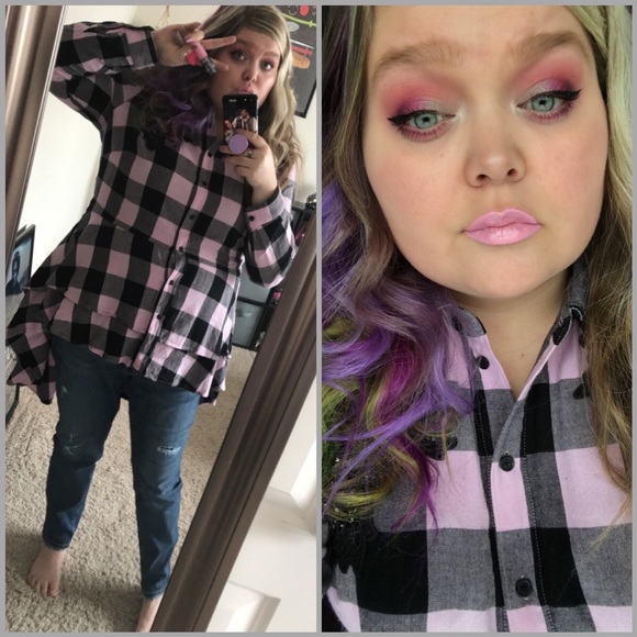 Unique lane Bryant flannel - Picture 7 of 7